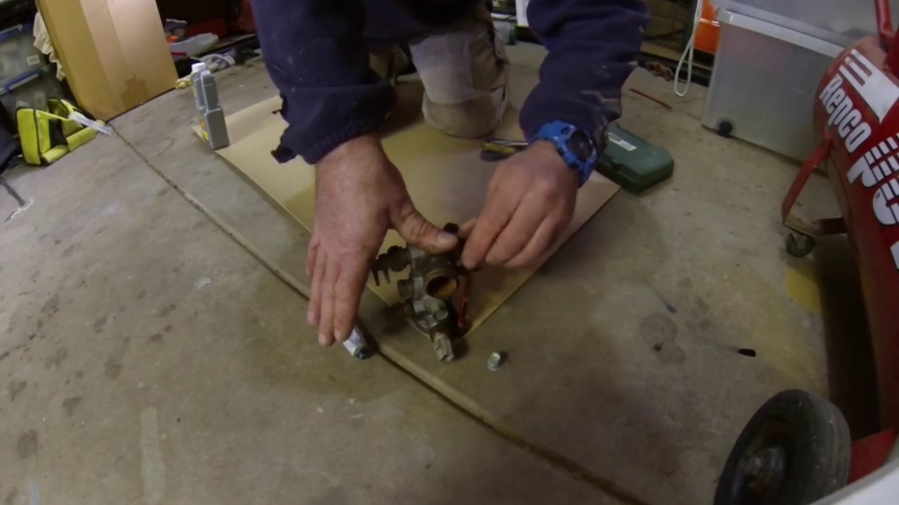 Cutting your own gasket by hand.