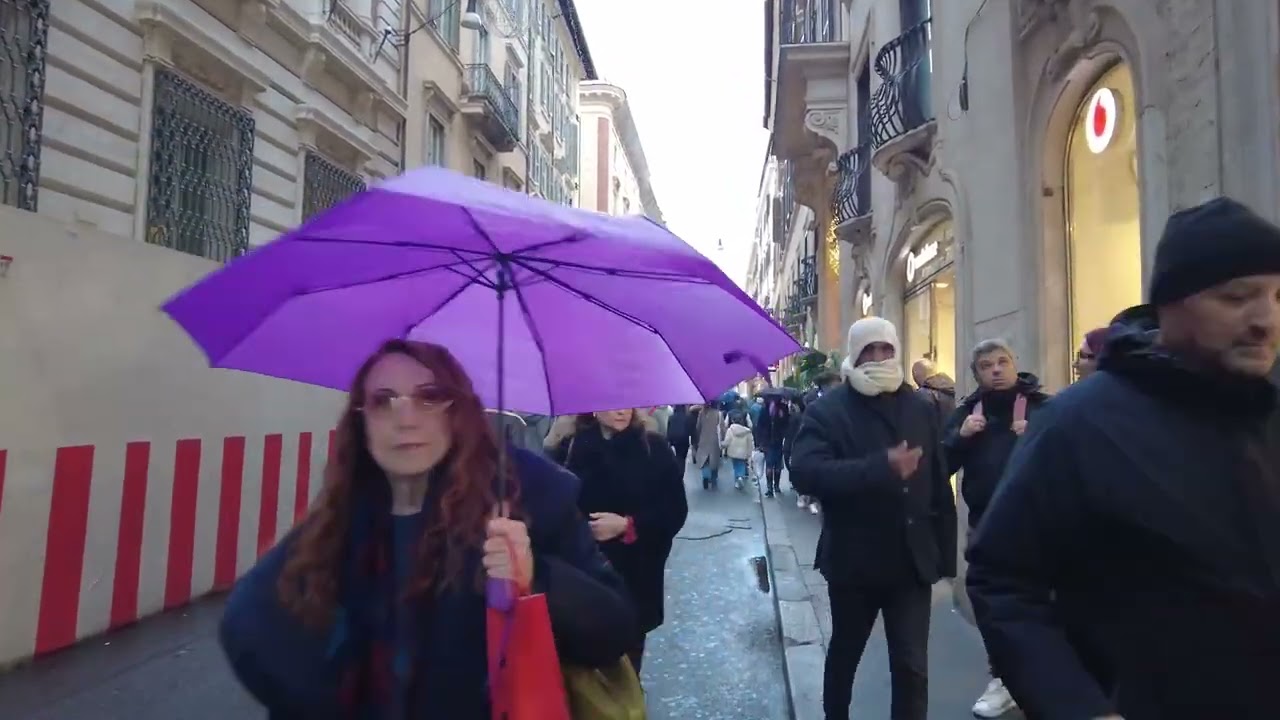Rome Italy 2026, Huge Crowd in Rome January 2026, Rome walking tour 4k 60fps