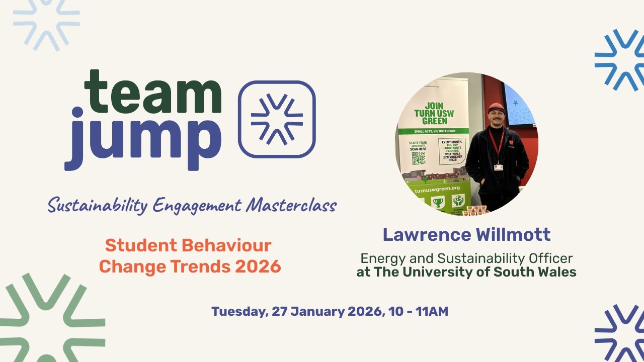 University Engagement Masterclass - Behaviour Change Trends with USW
