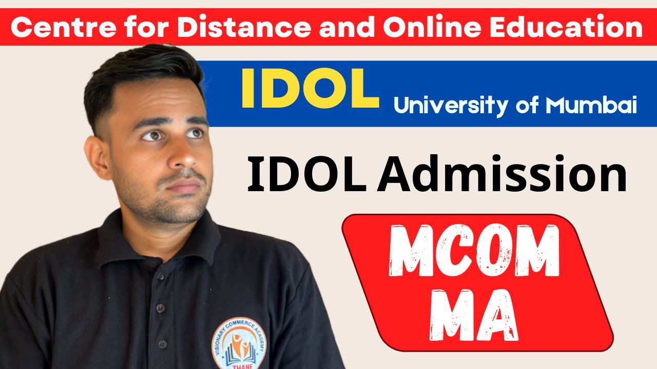 IDOL Admission Process 2024 | MCOM | MA | PPGDM | MSc