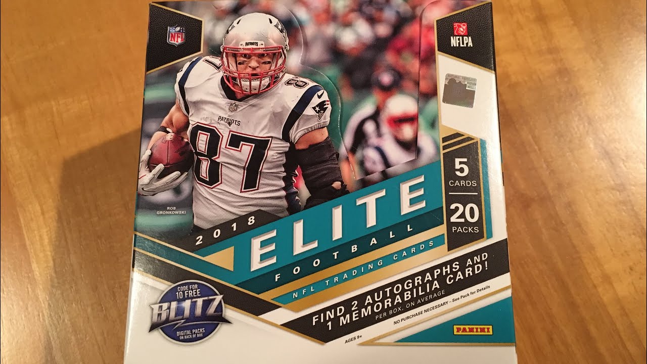 2018 Donruss Elite Football Hobby Box Break! (2 Autos/1 Mem)