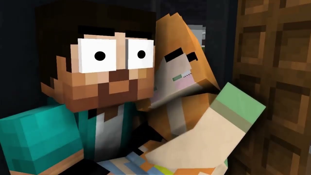 Herobrine And Sadako Funny love story (Fight for love) Ft. Alex and Steve - Full episode - XDJames