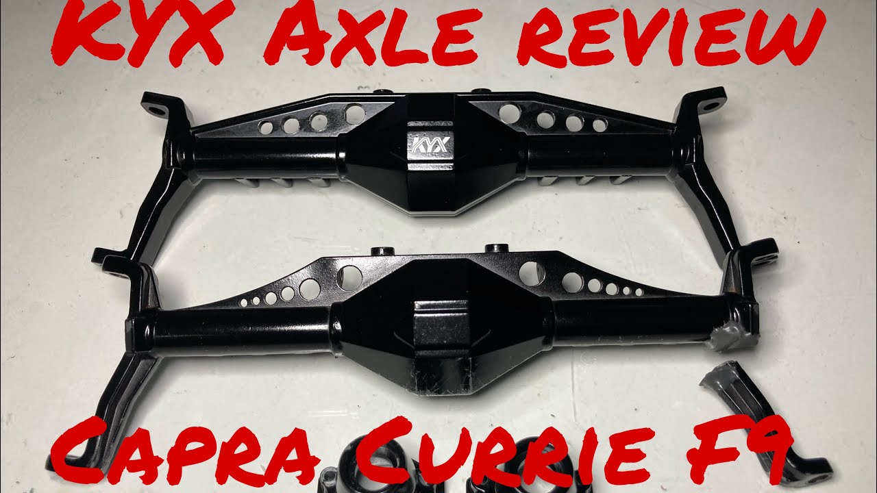 Capra KYX F9 Currie Portal Axle Close Up View