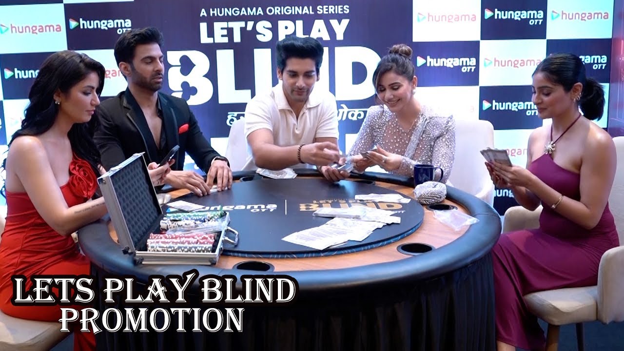 Kangna Sharma, Yukti Kapoor, Aakshit Sukhija And Amy Aela Promoting Web Series Lets Play Blind