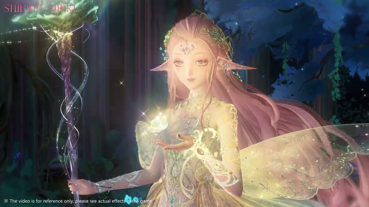 SHINING NIKKI | Omni Luci Est Umbra Heart Bloom Interaction & Set Pose Display