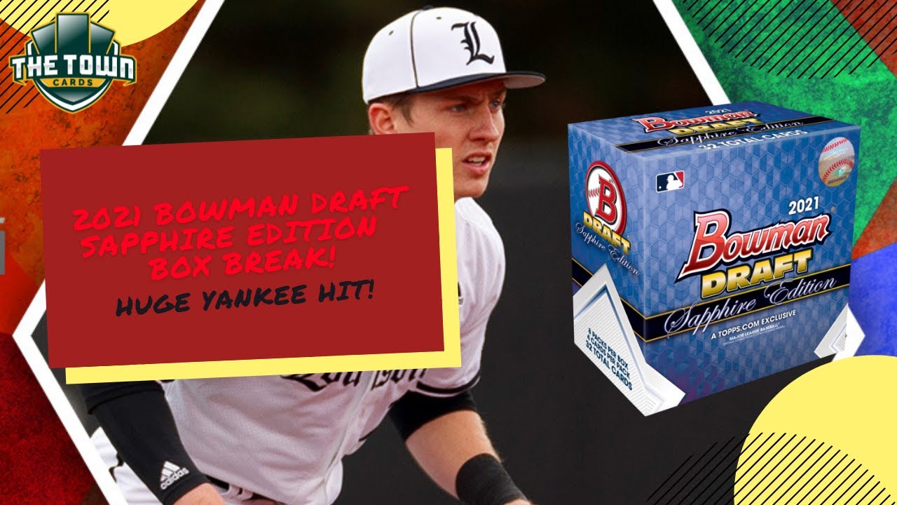 2021 Bowman Draft Sapphire Edition Topps Online Exclusive Box Break!