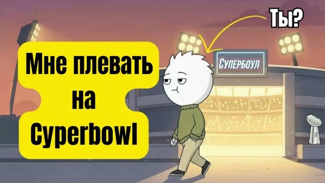 Психология людей, которым безразличен Супербоул.