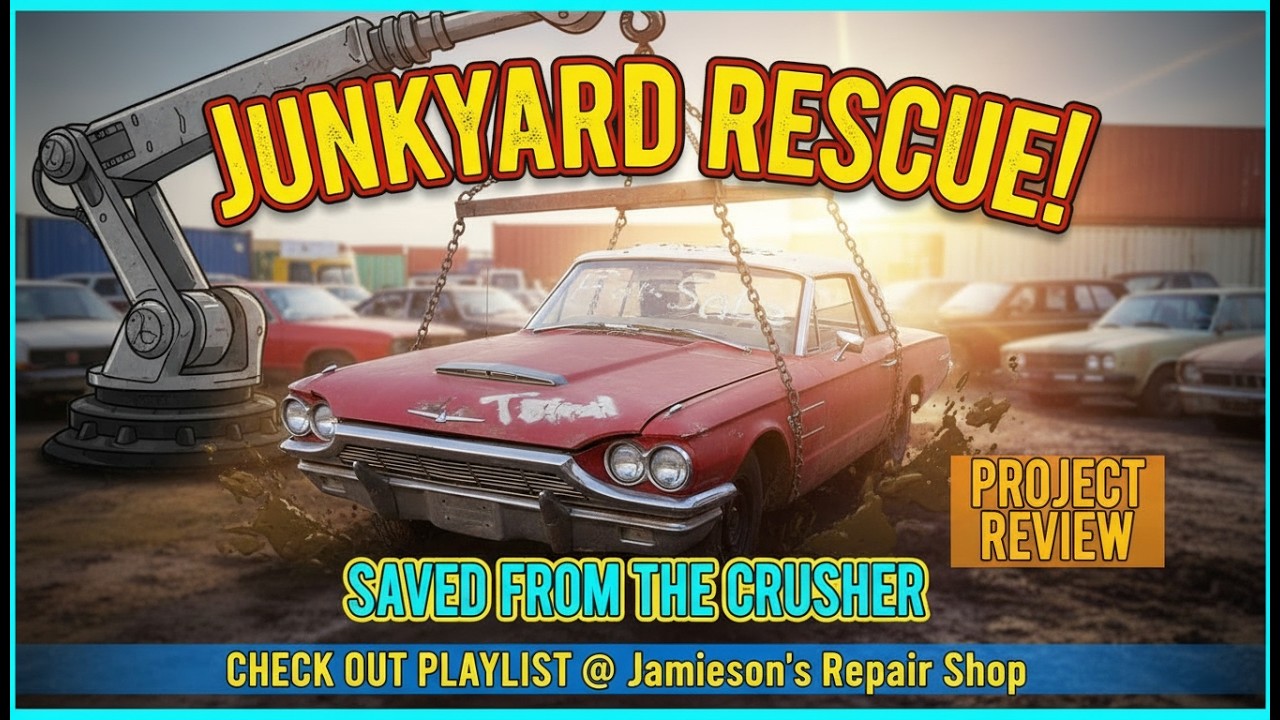 SAVED From the CRUSHER!  Look At Me Now!  65 Thunderbird Convertible  Restoration Rust Repair Update