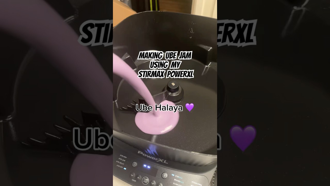 UBE JAM using StirMax PowerXL #powerxl #shorts #shorts #ubejam #ubehalaya #homemade #pinoyfood