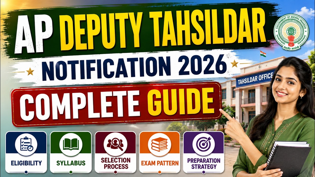 AP Deputy Tahsildar Notification 2026 | Complete Guide | Eligibility | Syllabus | Ganesh Jobs