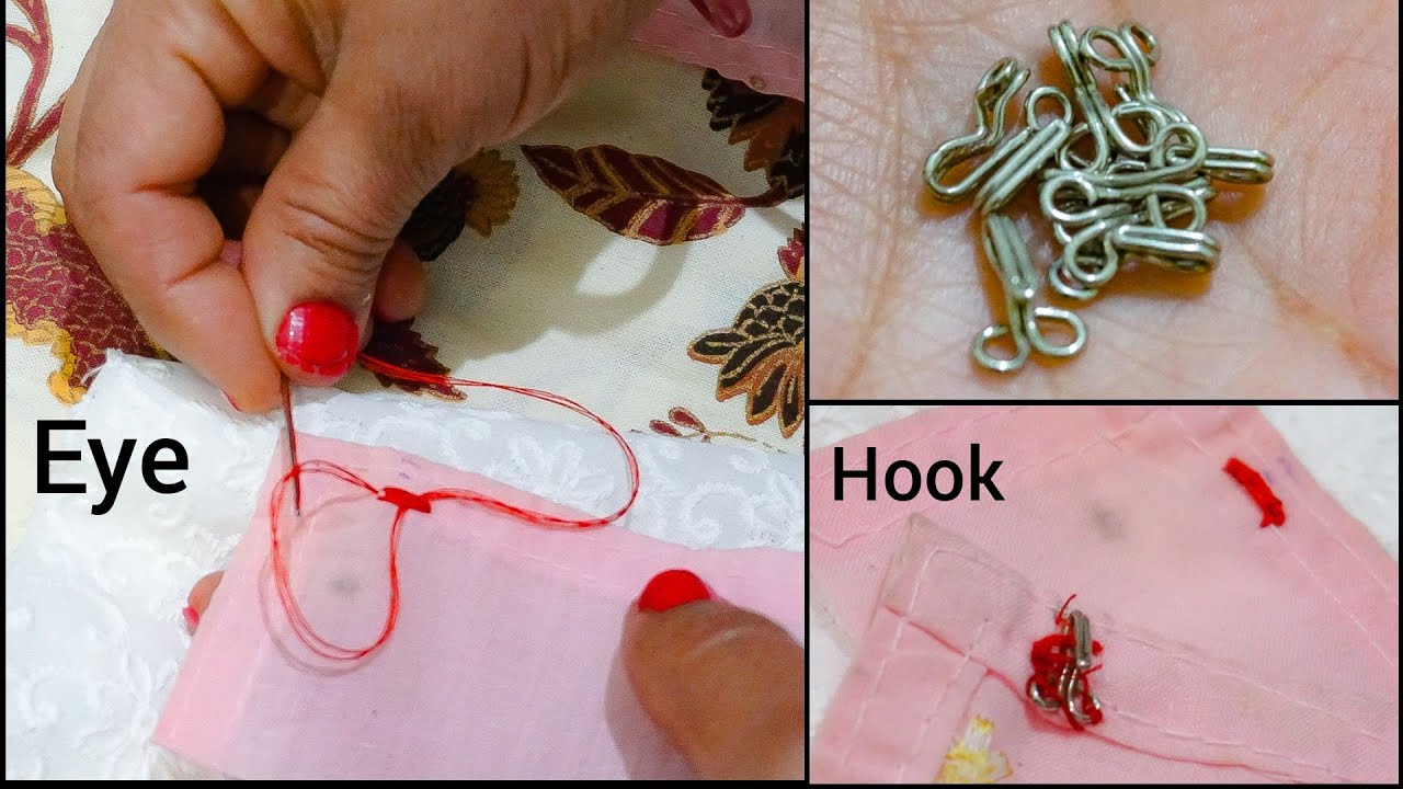 ब्लाउज में हुक और आई कैसे लगाएँ।How to Sew Hook & Eye Step by Step|Hook and Eye|