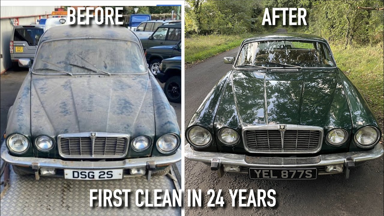 Jaguar XJ6 1978 | FIRST WASH IN 24 YEARS | Pt9