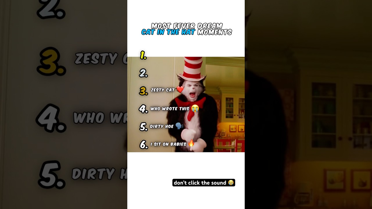 Ranking Cat In The Hat Moments 😭