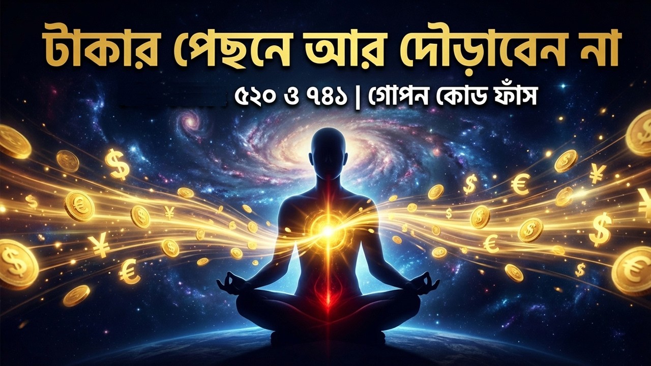 ৫২০ ও ৭৪১ : টাকার পেছনে আর ছুটবেন না | Instant Money Magnet Meditation