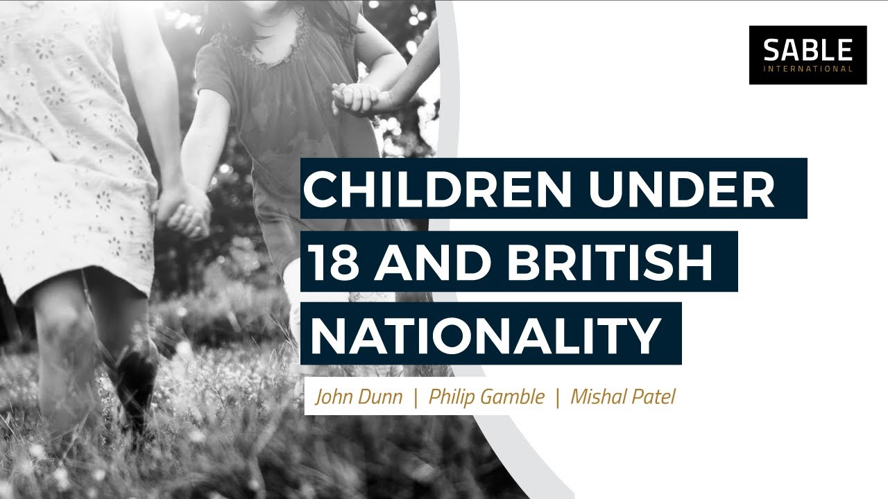 Claim UK citizenship for children under 18