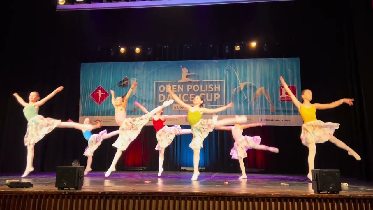 Balet grupowy: Kolory Radości. 1 miejsce na #pft dla Szkoła Tańca Movimento. Open Polish Dance Cup