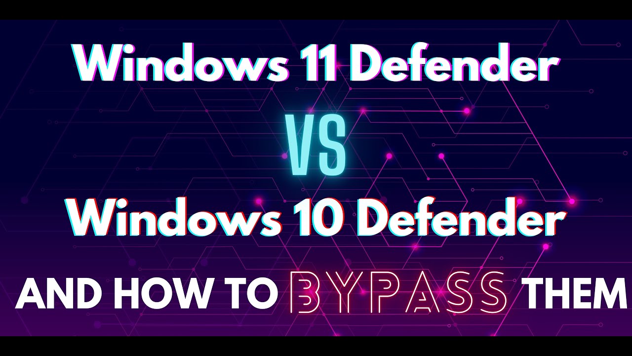 Win 11 Defender VS Win 10 Defender