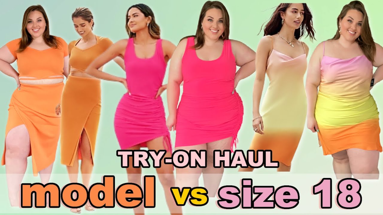 Me vs. The Model - Size 18 EXPRESS Try-On Haul | Sarah Rae Vargas