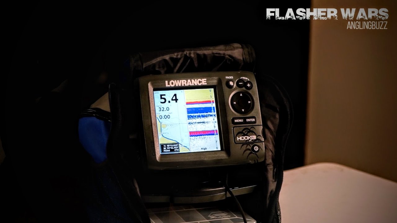 Lowrance Hook-5 Ice Machine - (FLASHER WARS) - Keith Kavajecz