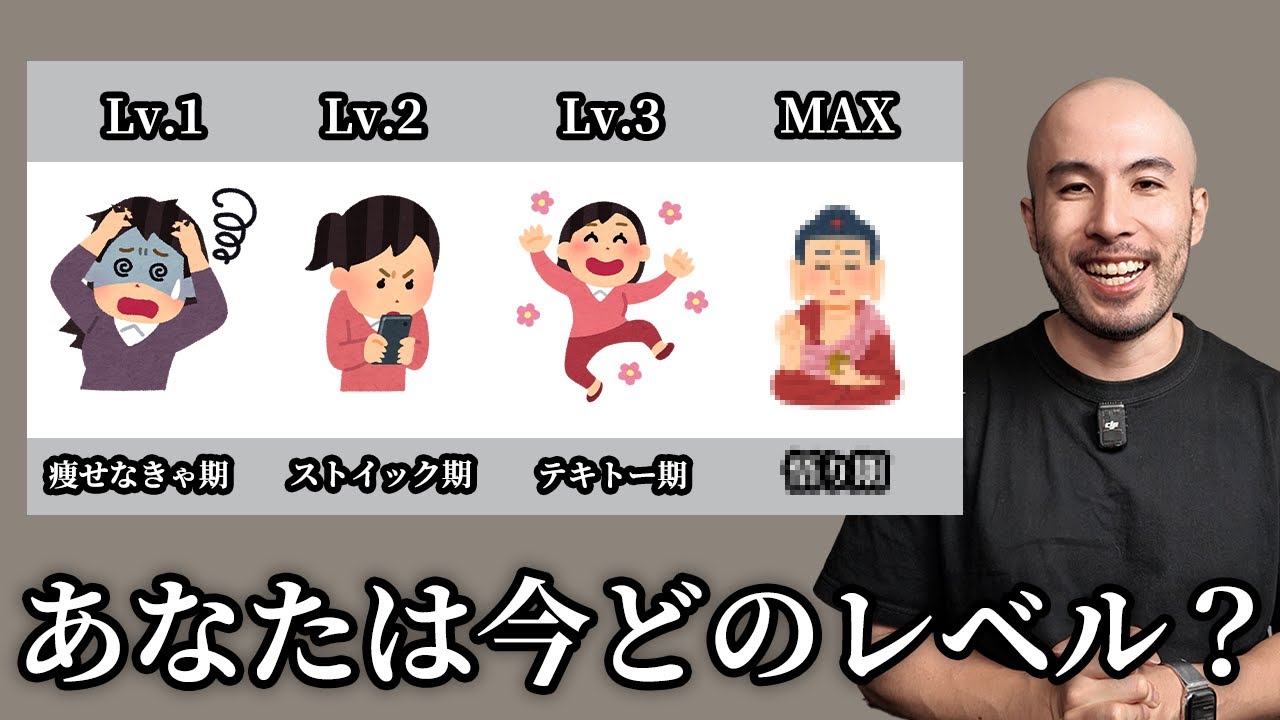 【あなたはどれ？】ダイエットレベル別の脳内あるあるを紹介します