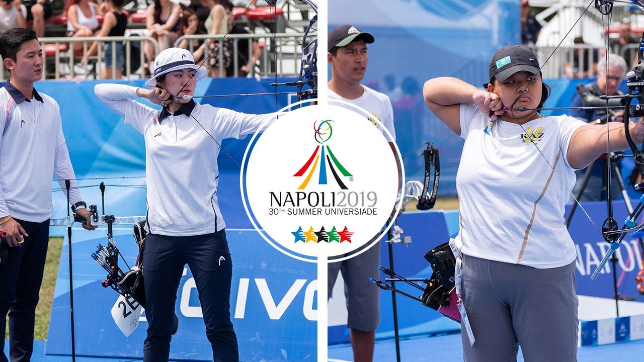 Korea v Kazakhstan – compound mixed team bronze | Napoli 2019 Universiade