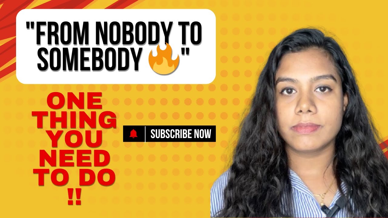 From Nobody to somebody - One Thing you need to do! ft Bethany Hamilton