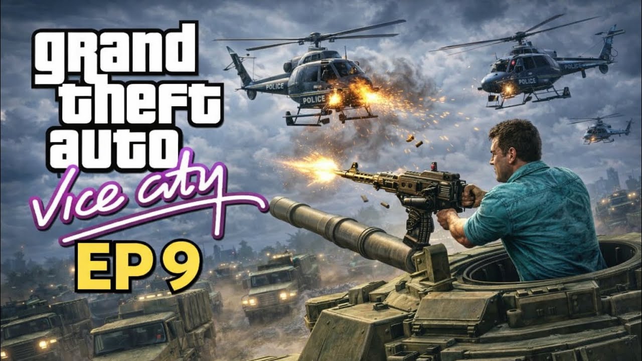 Tommy Vercetti Robs a Tank 😱🔥 || GTA Vice City Ep# 09