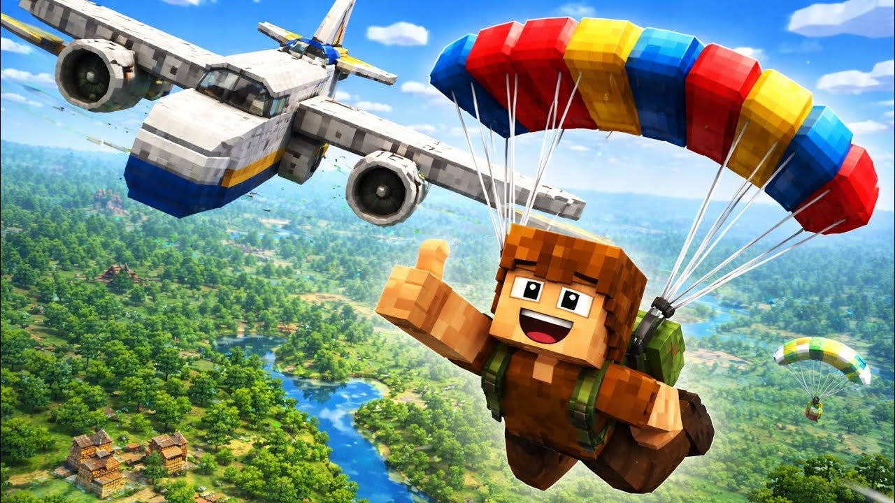 Descobri Algo Novo no Meu Avião 😱✈️ | Minecraft