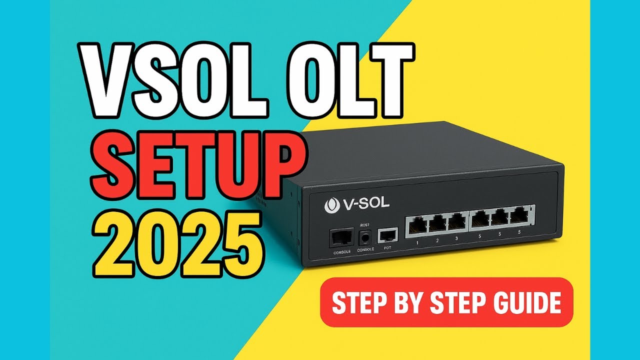 VSOL OLT Configuration Step by Step | Easy Setup Guide 2025