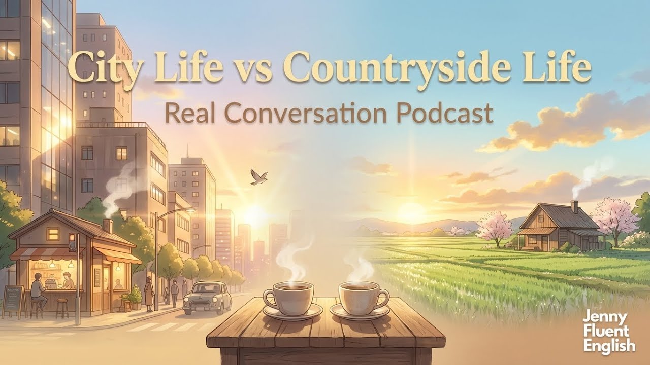 Living in the City Is Expensive… Should I Move Back Home  City Life vs Countryside Life  Real Englis