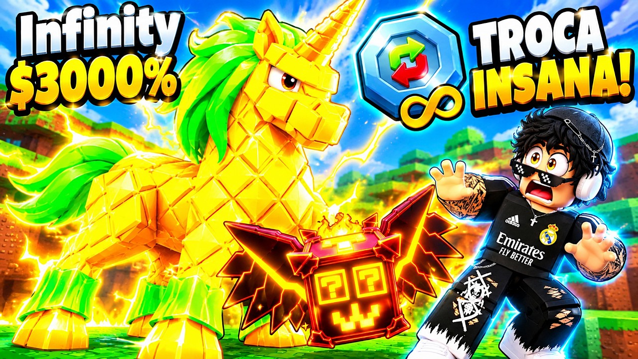 CONSEGUI ESSE BRAINROT INFINITY DE $30Q/s NO CHUTE UM BLOCO DA SORTE
