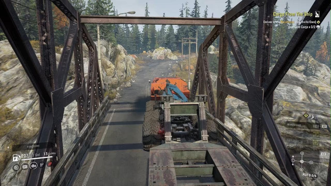 SnowRunner_ cargo from ship