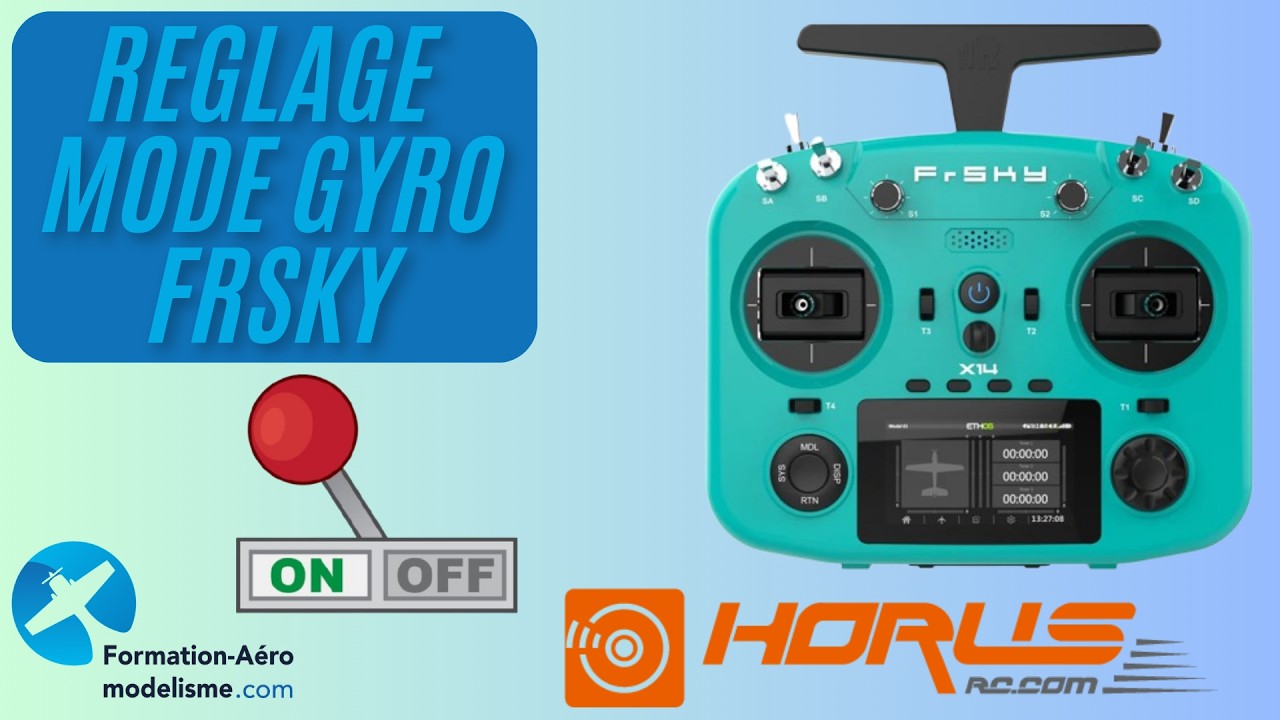 14 Réglage des modes de gyro Ethos Frsky