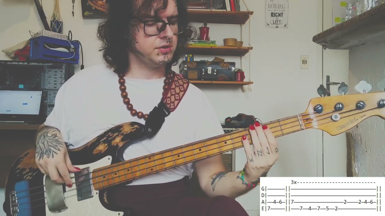 Os Mutantes - Virgínia (BASS WITH TABS)