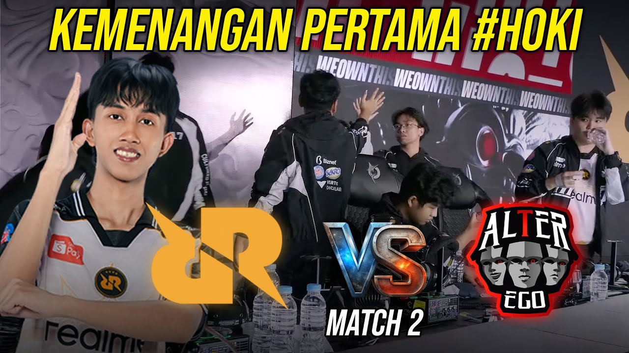 KEMENANGAN PERTAMA YANG TELAH KITA NANTI! RRQ VS ALTER EGO MATCH 2 MPL