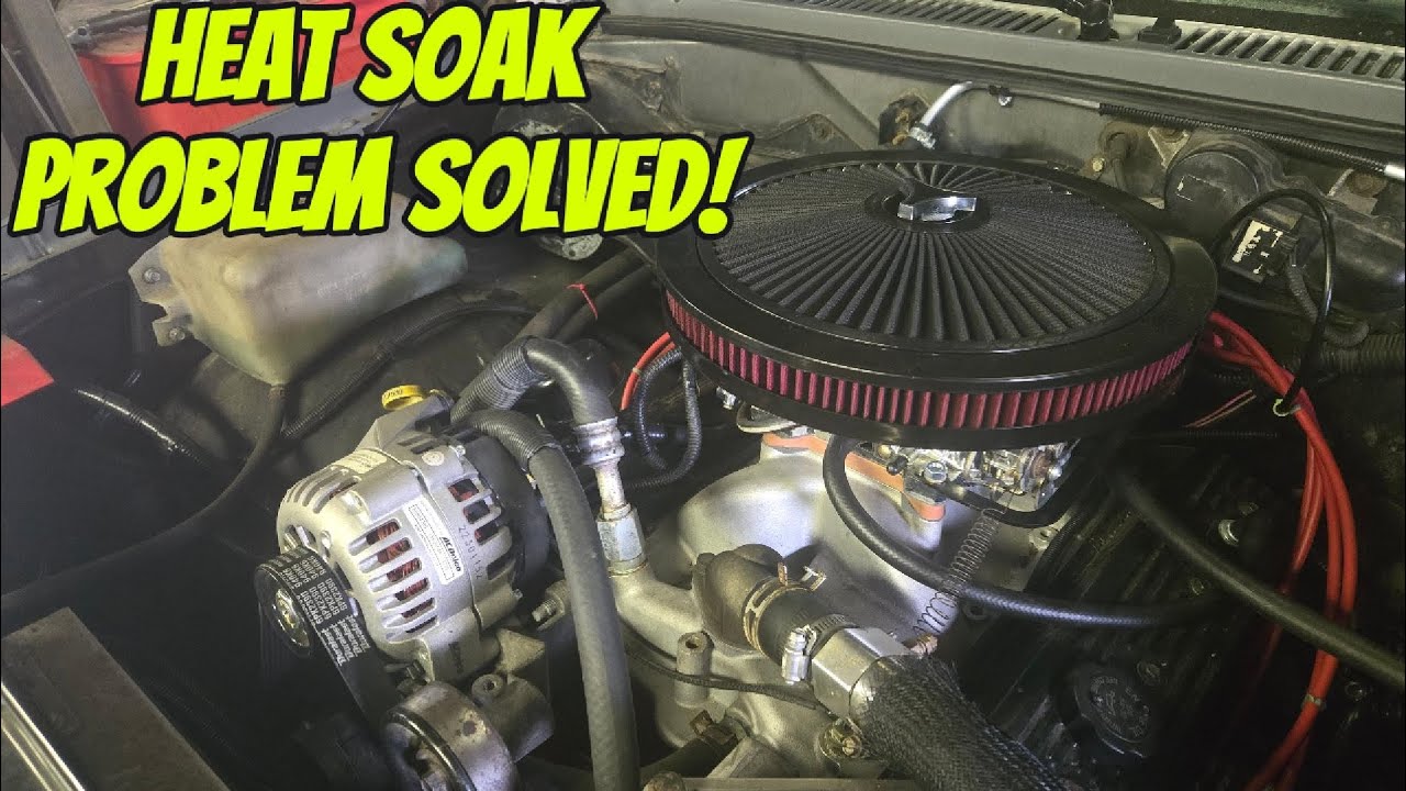 V8 S10 Heat soak problem solved!