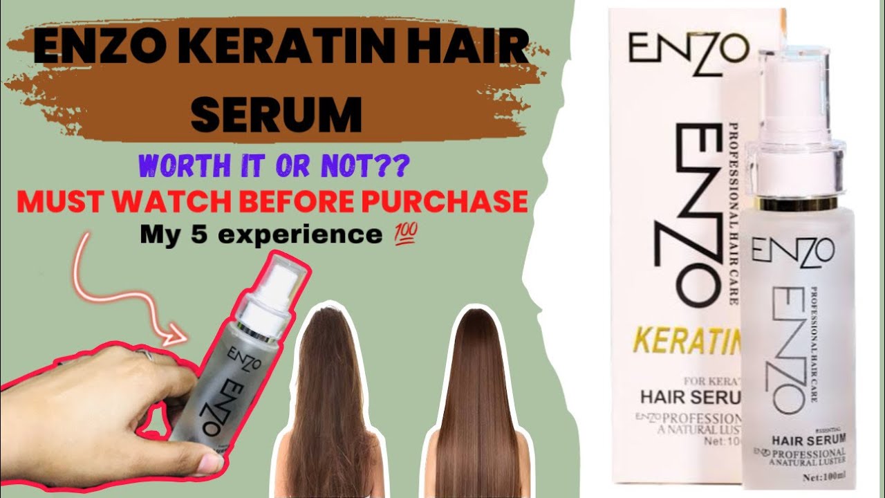 Enzo Hair Keratin Serum || Worth Or Not || Must Watch Before Buy || Detail Haif Care  For All Scalp