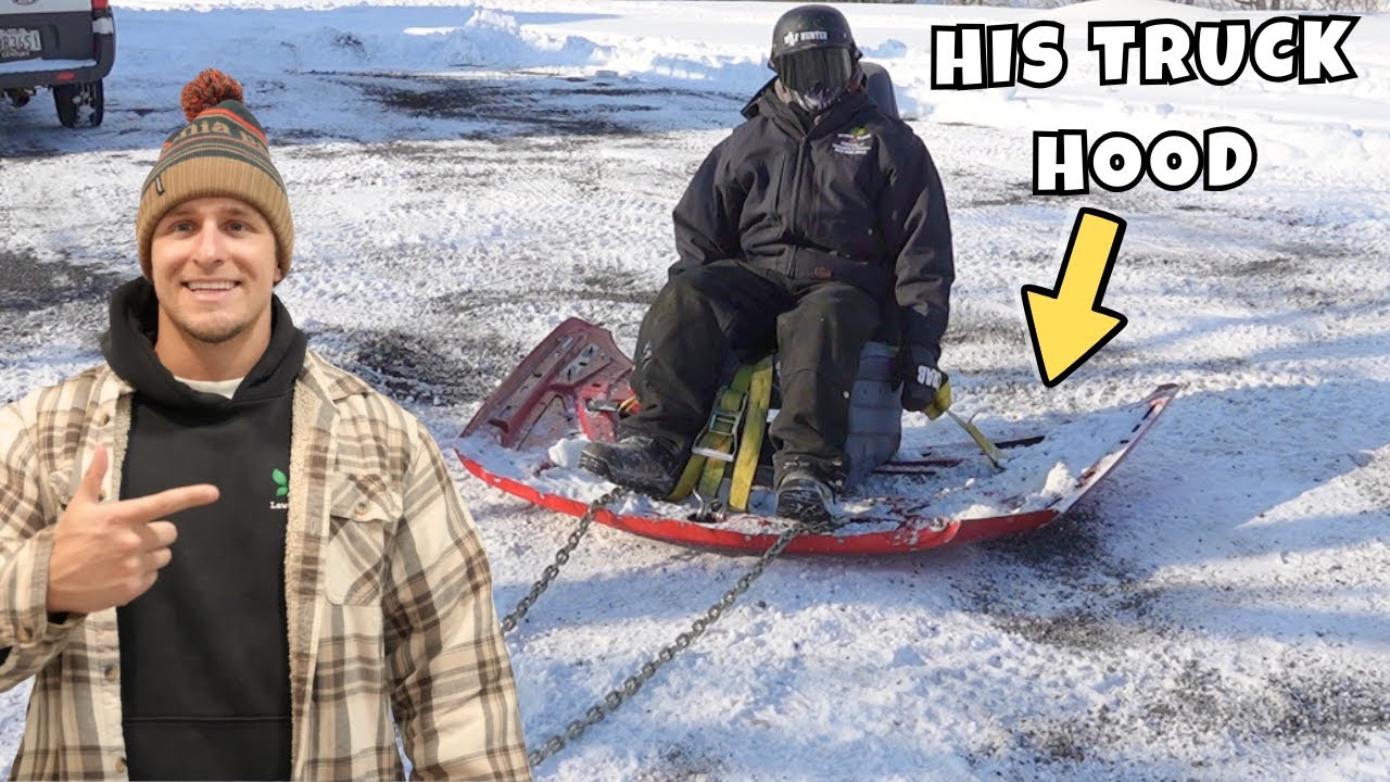 We Built the Ultimate Sled from a Truck Hood