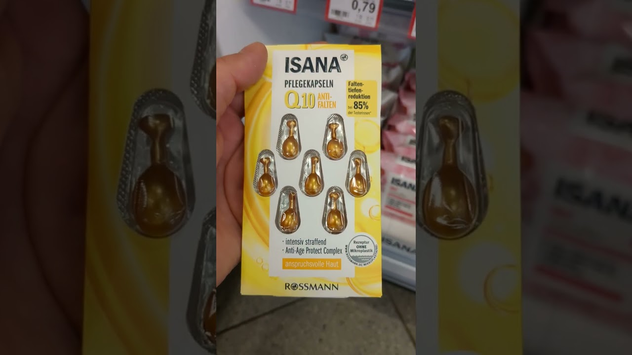 Superangebot f&uuml;r Pflegekapseln Isana Q10 Anti-Falten 🍀💎😊🌟🫣😱