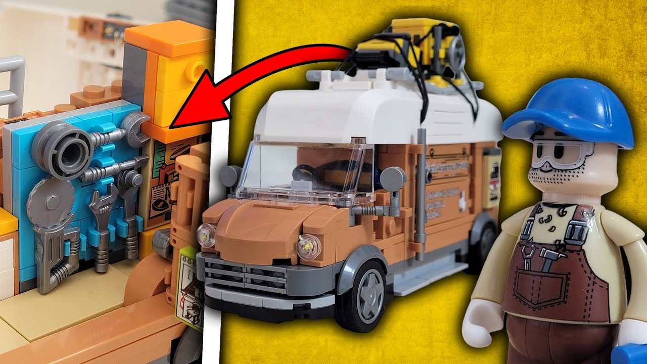 🤩BESTE Inneneinrichtung für den Carpentry Van von FunWhole (Lego Alternative)