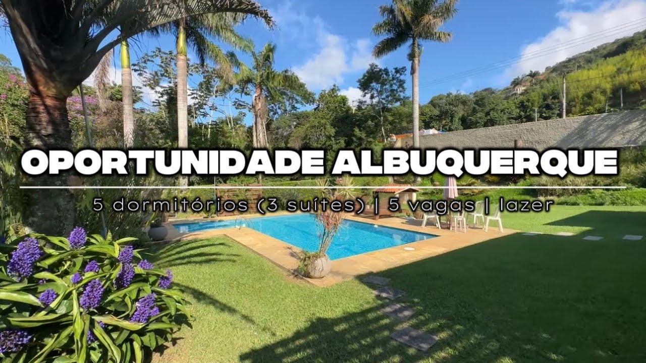 Casa à venda em Albuquerque | 05 quartos | lazer | oportunidade | Teresópolis