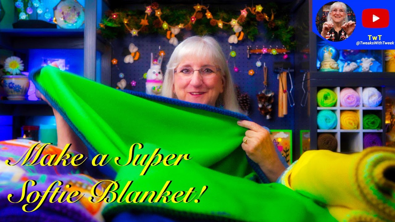 Make a Double FLEECE SUPER SOFTIE Blanket, Tutorial, Step by Step