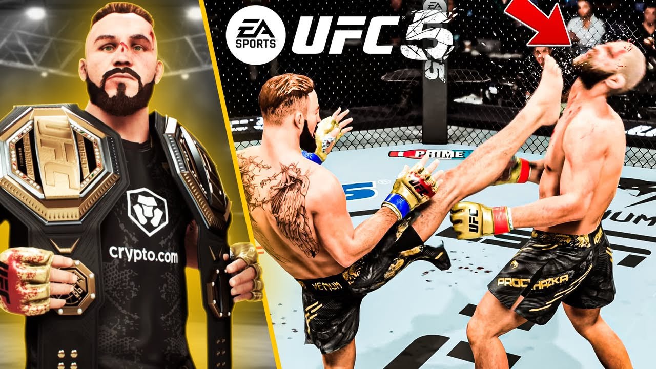 ეს ბრძოლა უნდა ნახოოოოო UFC 5 ქართულად