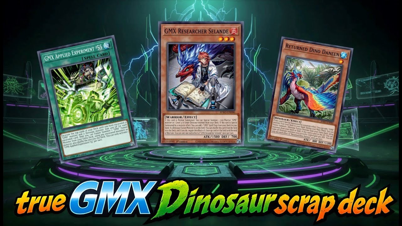 TRUE GMX DINOSAUR SCRAP – META DESTRUCTION DECK | TCG [BPRO-EN]