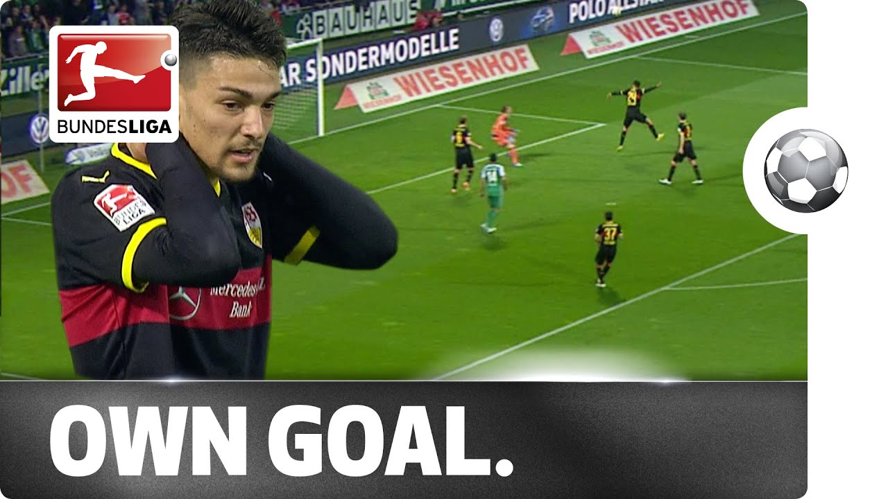 Bizarre Own Goal - Stuttgart's Federico Barba Lobs His Own Keeper