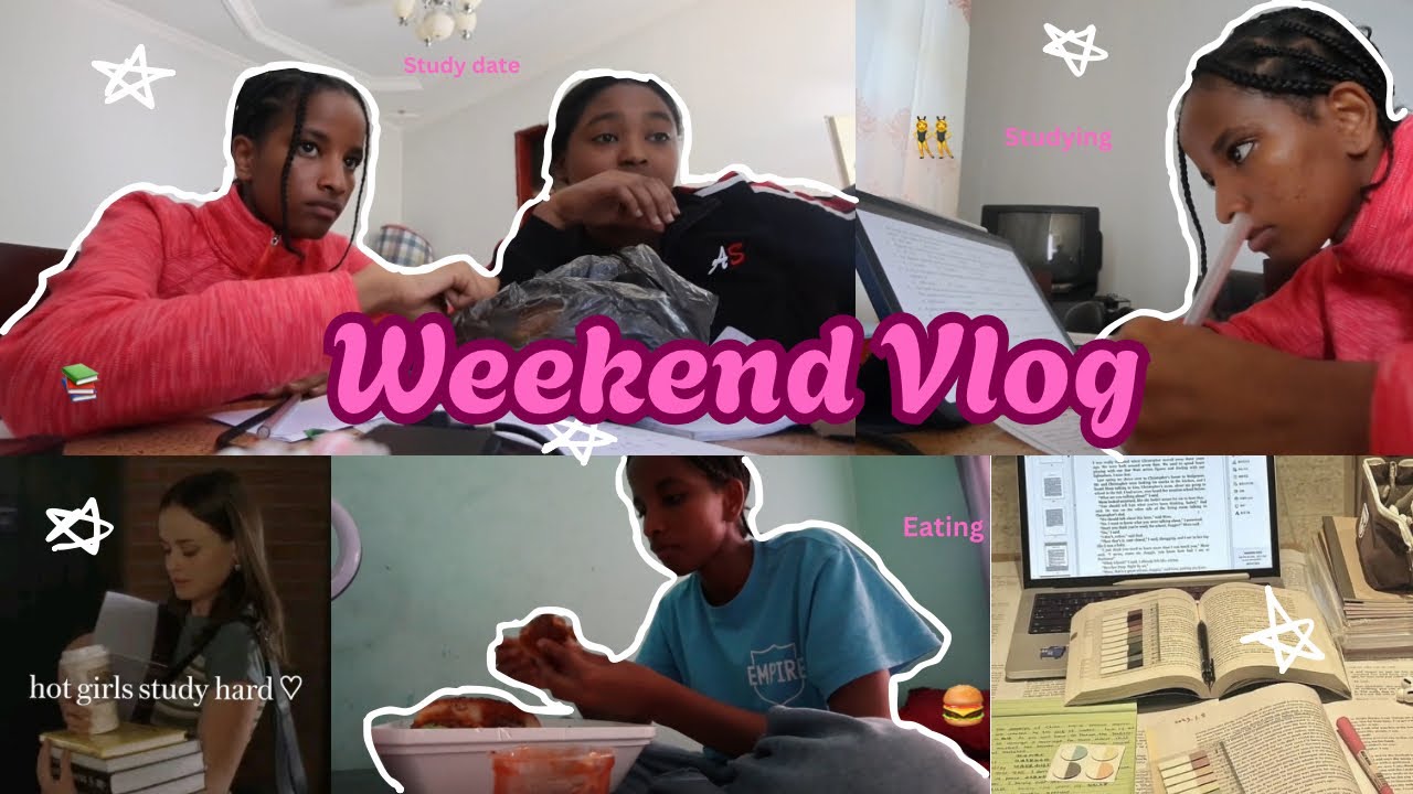 WEEKEND VLOG | studying, eating 🤭📚