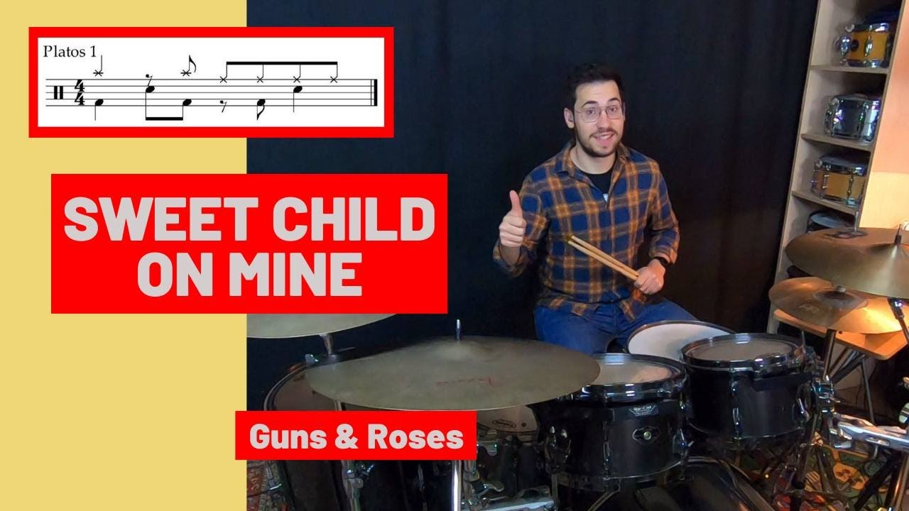 🥁 SWEET CHILD O’ MINE - Guns N' Roses (DRUM COVER) BATERÍA