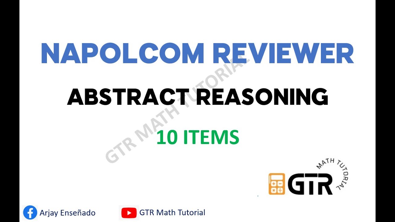 NAPOLCOM REVIEWER 2025 - Abstract Reasoning