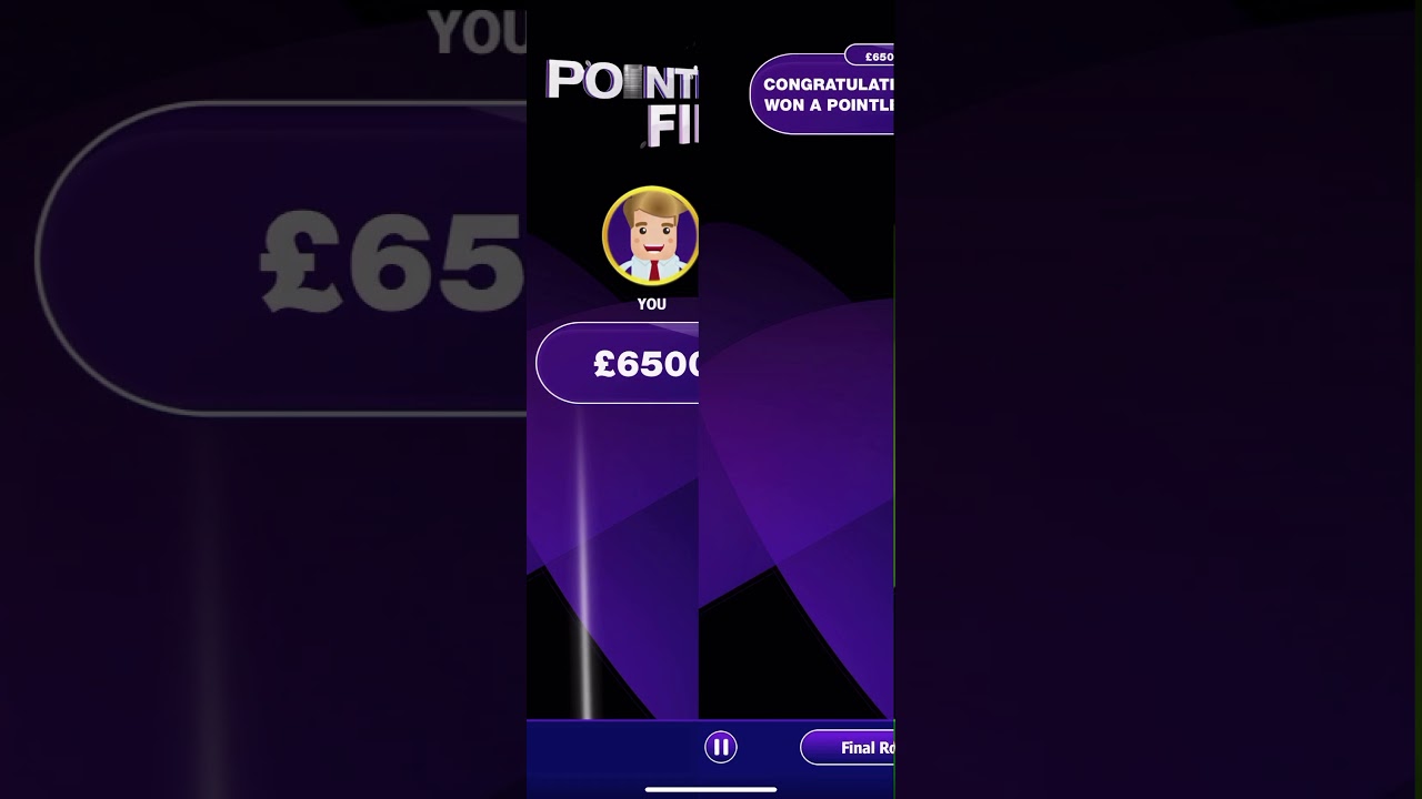 Pointless App - Winning £6,500