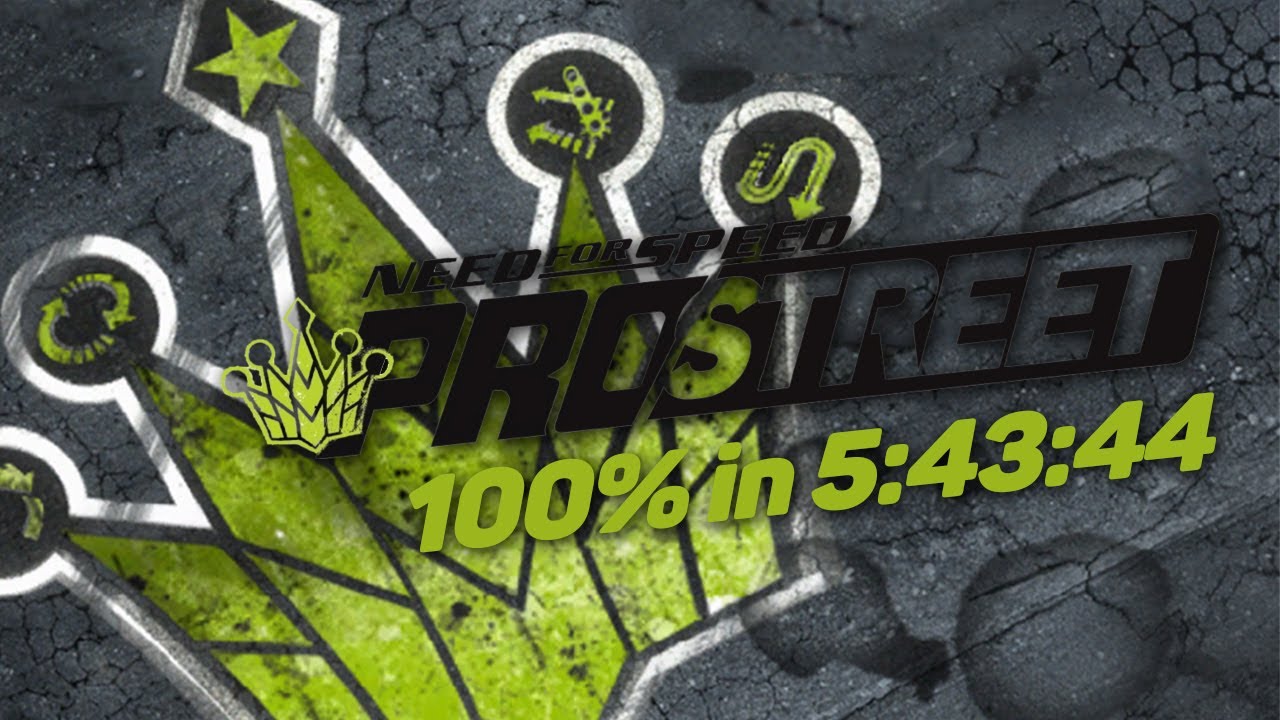 NFS: ProStreet 100% [5:43:44] (Actual World Record)